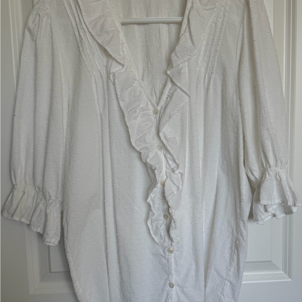 Paneros Chloe Shirt in Off-White